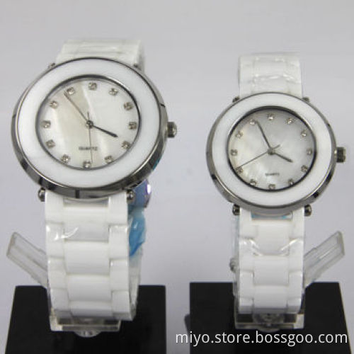 ceramic lovers watch with fashionable, fancy, novelty and beautiful, OEM and ODM are welcome